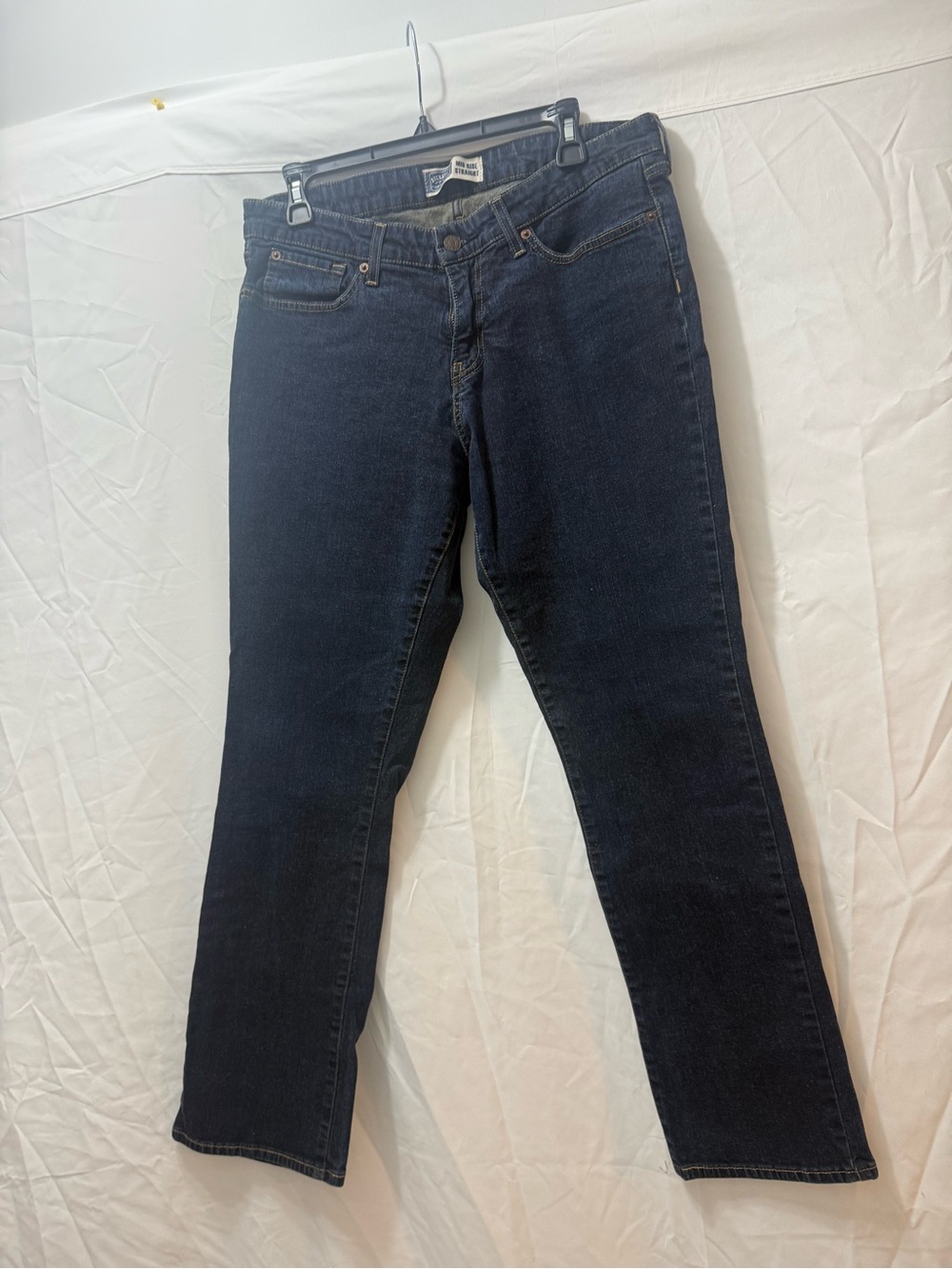 Signature by Levi Strauss Dark Indigo Straight-Leg Jeans